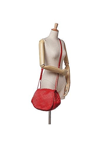 Bottega Veneta Nappa Intrecciato Flap Crossbody (view 2)