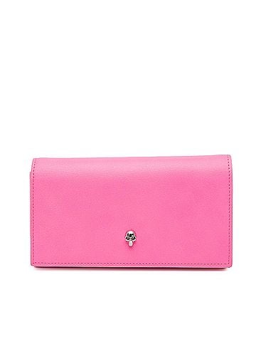 Alexander McQueen Calfskin Skull Flap Clutch (view 1)