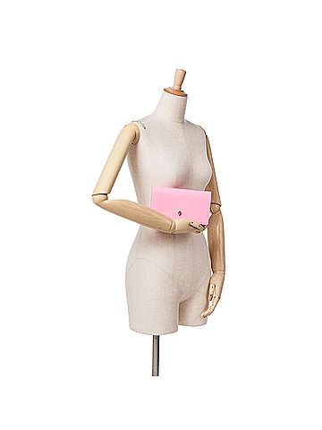 Alexander McQueen Calfskin Skull Flap Clutch (view 2)