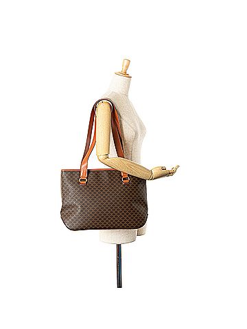 Céline Macadam Coated Canvas Tote (view 2)