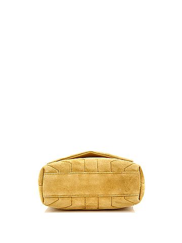 Saint Laurent Loulou Shoulder Bag Matelasse Chevron Suede Toy (view 2)