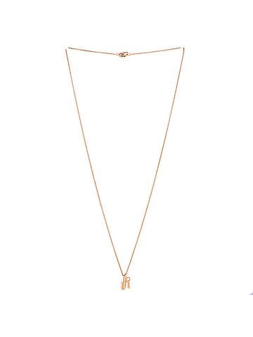 Louis Vuitton Lockit Pendant Necklace 18K Rose Gold (view 1)