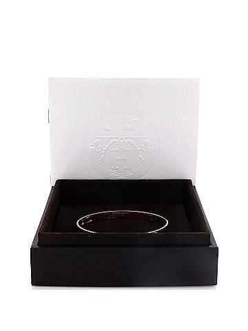 Hermès H d'Ancre Bracelet 18K Rose Gold with Diamonds Small (view 2)