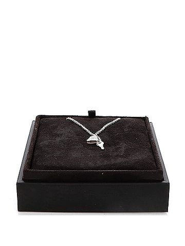 Hermès Kelly Clochette Chain Bracelet 18K White Gold with Pave Diamonds Small (view 2)