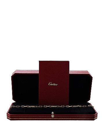 Cartier Santos de Cartier Chain Necklace 18K Yellow Gold Medium (view 2)