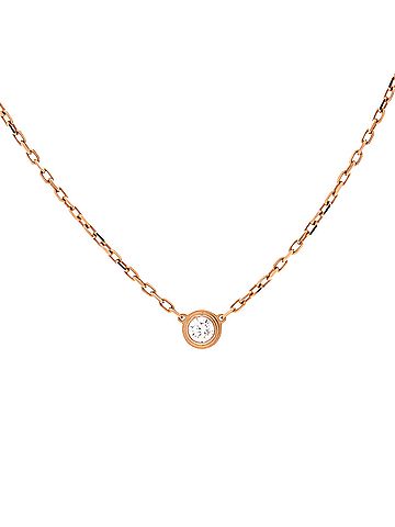Cartier Cartier D'Amour Pendant Necklace 18K Rose Gold with Diamond Small (view 1)
