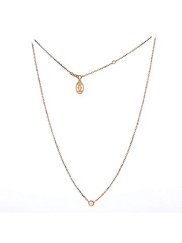 Cartier Cartier D'Amour Pendant Necklace 18K Rose Gold with Diamond Small (view 2)