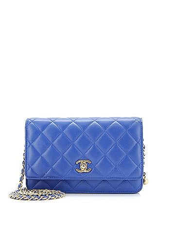 Chanel Pearl Crush Wallet on Chain Quilted Lambskin (view 1)