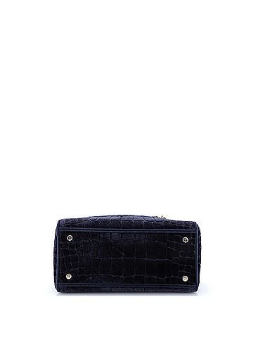 Christian Dior Lady D-Lite Bag Cannage Embroidered Velvet Medium (view 2)