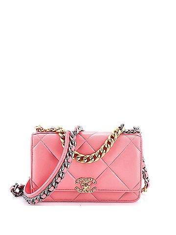 Chanel 19 Wallet on Chain Quilted Lambskin (view 1)