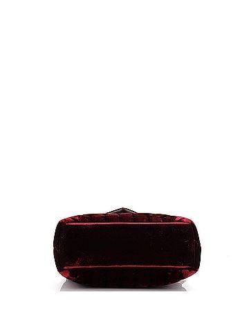 Saint Laurent Loulou Shoulder Bag Matelasse Chevron Velvet Small (view 2)