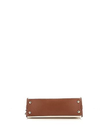 Burberry Logo Pocket Tote Canvas with Leather Small (view 2)