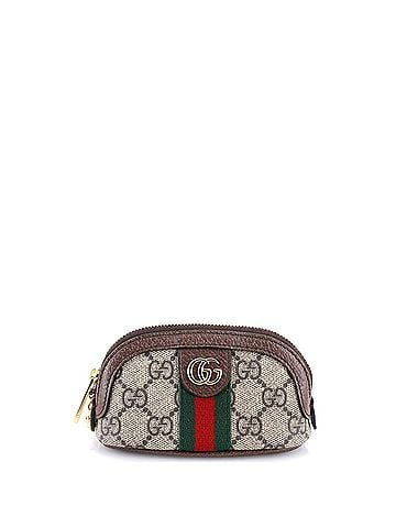 Gucci Ophidia Key Pouch GG Coated Canvas (view 1)