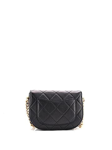 Chanel Moon Flap Messenger Bag Quilted Calfskin Mini (view 2)