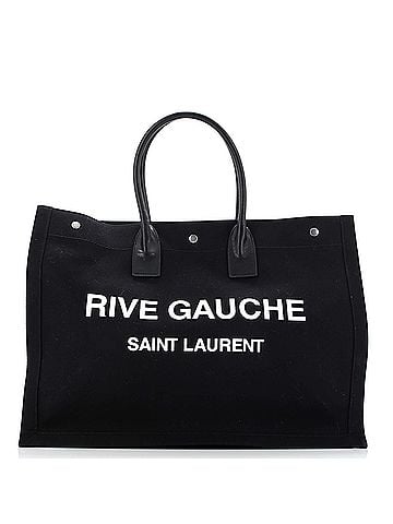Saint Laurent Rive Gauche Shopper Tote Camo Canvas Large (view 1)