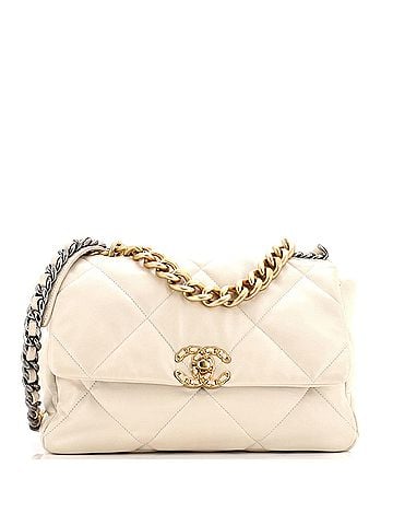 Chanel 19 Flap Bag Quilted Leather Large (view 1)