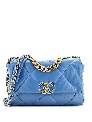 Chanel 19 Flap Bag Quilted Leather Medium (view 1)
