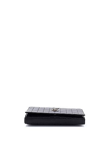 Saint Laurent Cassandre Wallet on Chain Quilted Leather Medium (view 2)