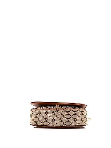 Gucci Blondie NM Top Handle Bag GG Coated Canvas with Leather Medium (view 2)