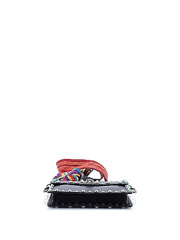 Valentino Garavani Rolling Rockstud Crossbody Bag Leather with Cabochons Small (view 2)