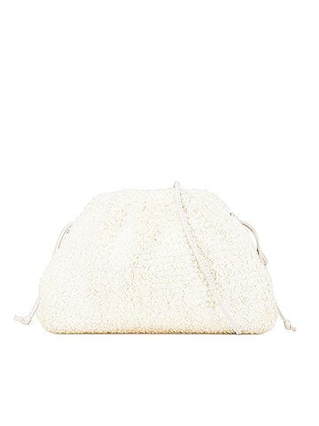 Bottega Veneta Boucle Raffia The Mini Pouch (view 1)