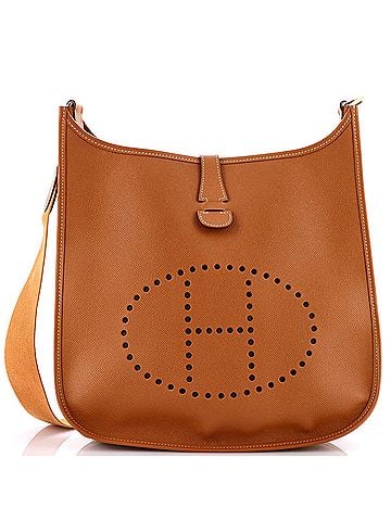 Hermès Evelyne Bag Gen I Courchevel GM (view 1)