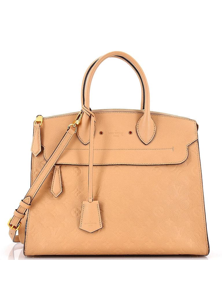 Louis Vuitton 100% Leather Tan Pont Neuf Handbag Monogram Empreinte Leather GM One size - photo 1