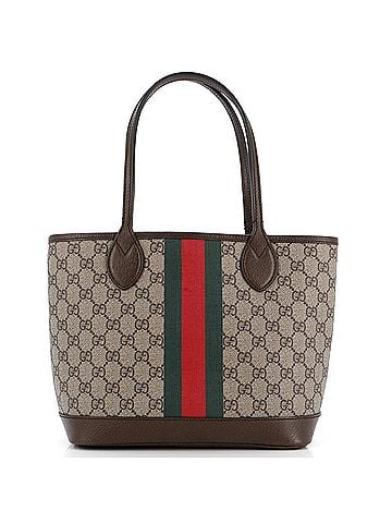 Gucci Ophidia Open Shopping Tote GG Coated Canvas Small (view 1)