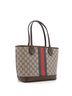 Gucci 100% Coatead Canvas Brown Ophidia Open Shopping Tote GG Coated Canvas Small One size - photo 3