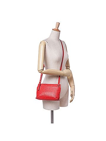 Loewe Mini Anagram Embossed Leather Repeat T Crossbody (view 2)