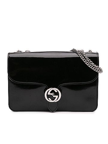 Gucci Medium Patent Dollar Interlocking G Crossbody (view 1)