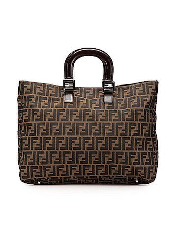 Fendi Large Zucca Canvas Twins Tote (view 1)