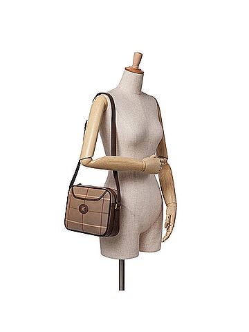 Burberry Vintage Check Canvas Crossbody (view 2)
