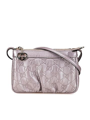 Gucci Small Metallic Guccissima Lovely Crossbody (view 1)