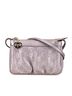 Gucci 100% Leather Purple Small Metallic Guccissima Lovely Crossbody One size - photo 1