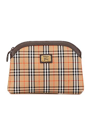 Burberry Haymarket Check Canvas Clutch (view 1)