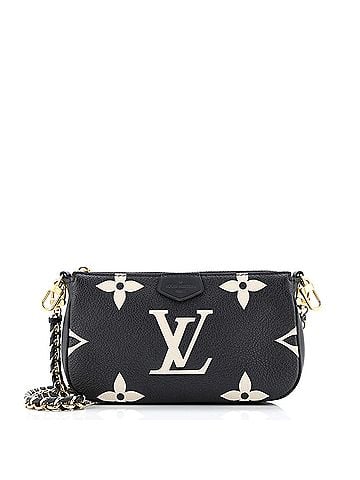 Louis Vuitton Multi Pochette Accessoires Pouch Bicolor Monogram Empreinte Giant Small (view 1)