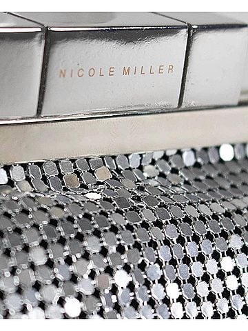 Nicole Miller Women's Chainmail Crossbody Clutch (view 2)