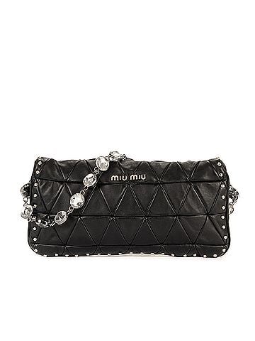 Miu Miu Crystal Chain Flap  (view 2)