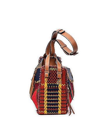 Loewe Liberty Tartan Hammock Bag  (view 2)