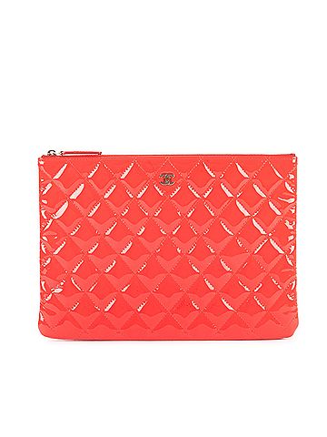 Chanel Logo Zip Clutch  (view 1)