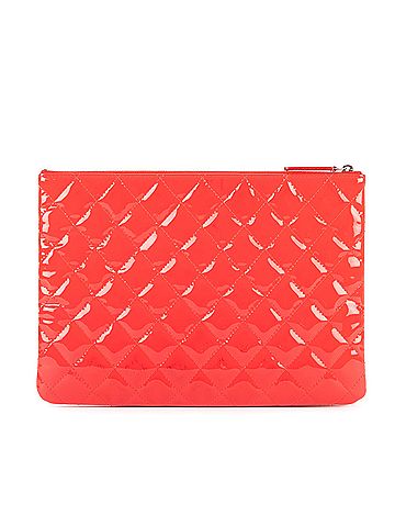 Chanel Logo Zip Clutch  (view 2)
