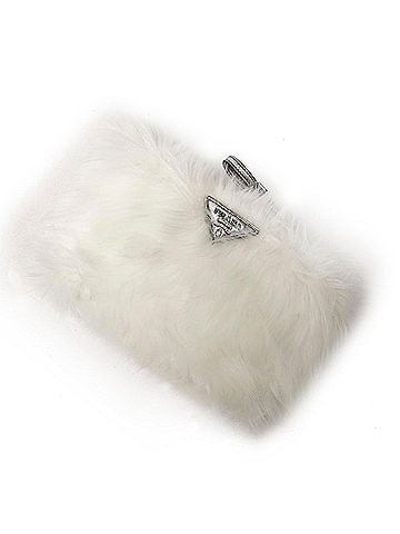 Prada Fur Wristlet Clutch  (view 1)