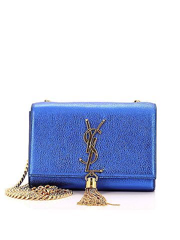 Saint Laurent Classic Monogram Tassel Crossbody Bag Leather Small (view 1)