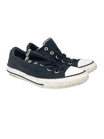 Converse Sneaker Kid Chuck Taylor All Star Low Trainers 7XR7Z3K-003 Black Casual Size 1 (view 2)