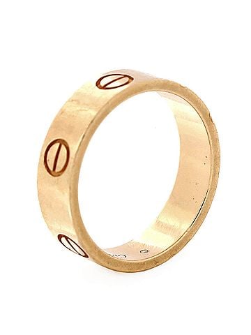 Cartier Love Band Ring 18K Yellow Gold (view 2)