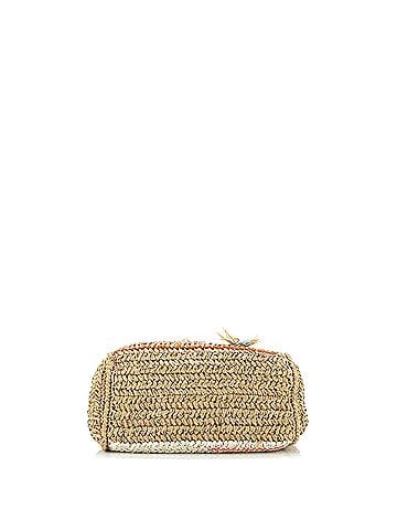 Prada Canapa Convertible Tote Raffia Crochet Small (view 2)