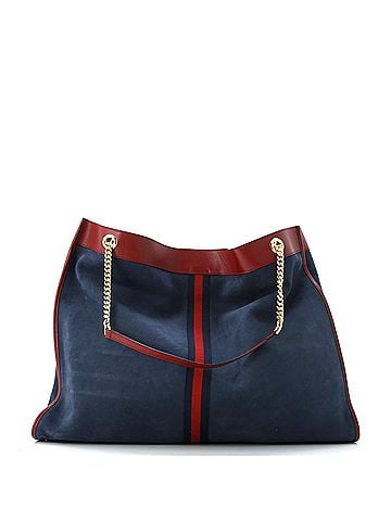 Gucci Rajah Chain Tote Suede XL (view 2)