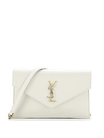 Saint Laurent Classic Monogram Wallet on Chain Leather Small (view 1)