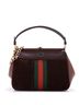 Gucci Brown Virgo Tote Bag GG Suede with Leather Medium One size - photo 1